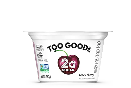 Two Good® Black Cherry Yogurt-Cultured Ultra-Filtered Low Fat Milk With Less SugarThumbnail