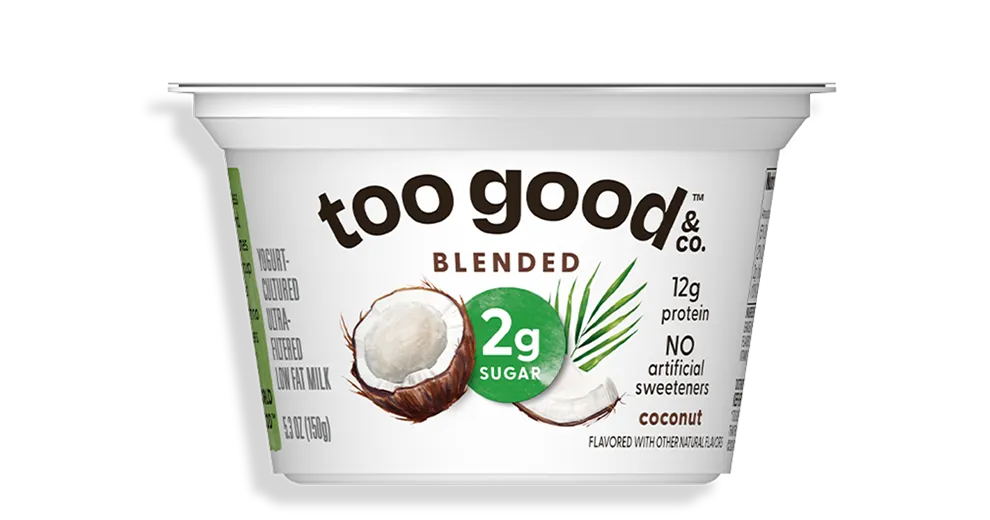 Too Good & Co Coconut Yogurt-Cultured Ultra-Filtered Low-Fat Milk Blended Cup
