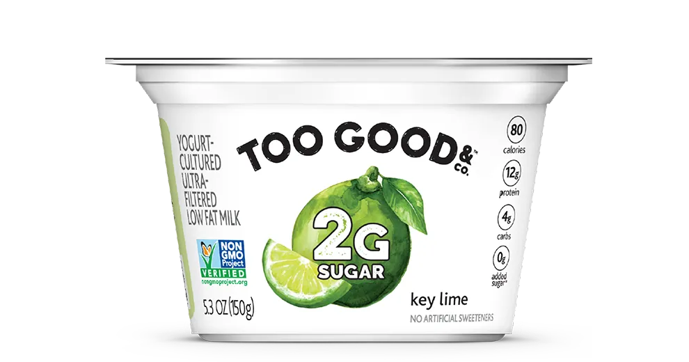 Too Good & Co.™ Key Lime Yogurt-Cultured Ultra-Filtered Low Fat Milk With Less Sugar