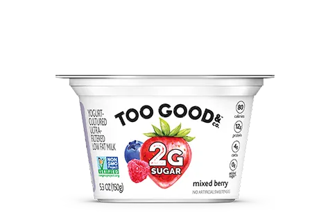 Two Good® Mixed Berry Yogurt-Cultured Ultra-Filtered Low Fat Milk With Less SugarThumbnail
