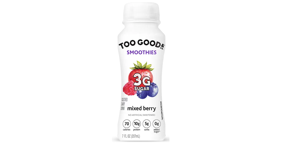 Too Good & Co.™ Mixed Berry Cultured Dairy Beverage in 7oz Bottle