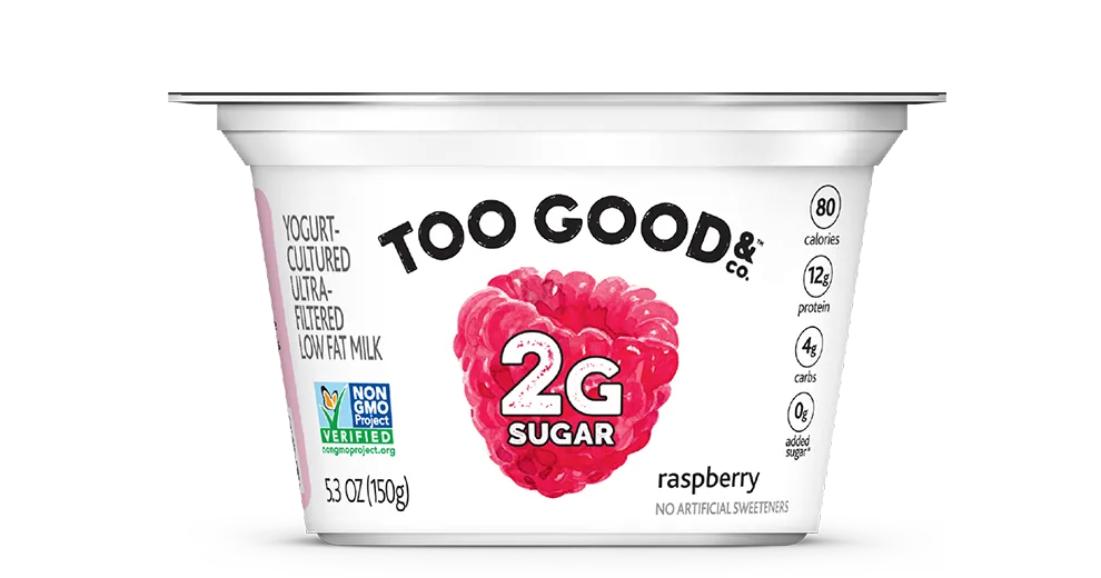 Too Good & Co.™ Raspberry Yogurt-Cultured Ultra-Filtered Low Fat Milk With Less Sugar