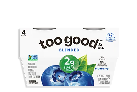 Two Good® GOOD SAVE® Blueberry Yogurt-Cultured Ultra-Filtered Low Fat Milk With Less Sugar