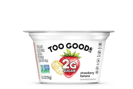 Two Good® Strawberry Banana Yogurt-Cultured Ultra-Filtered Low Fat Milk With Less SugarThumbnail