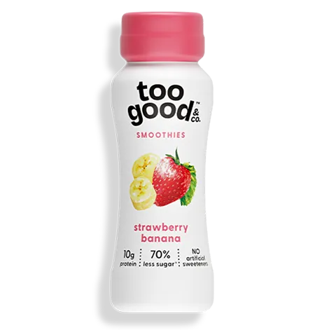 Two Good® Strawberry Banana Cultured Dairy Beverage in 7oz Bottle