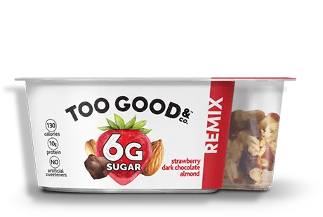 Too Good & Co.® Remix Strawberry Dark Chocolate Almond Yogurt Cultured Ultra Filtered Milk with Mix-insThumbnail